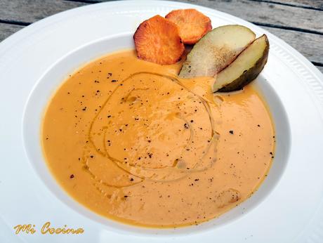 CREMA DE BATATAS Y PERAS