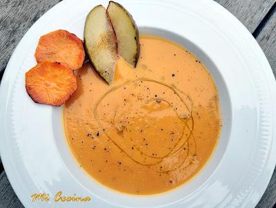 CREMA DE BATATAS Y PERAS