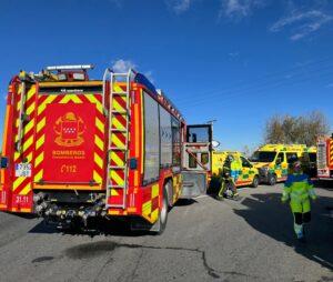 Hospitalizado un hombre de 50 años tras una caída mientras hacía parapente en Alarilla (Guadalajara)