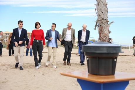 Unas boyas inteligentes monitorizarán el fondo marino de la playa de Canet para frenar la regresión de la costa