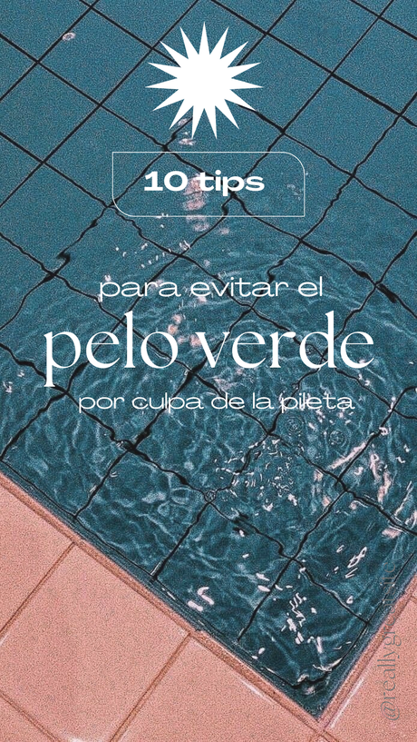 Pelo verde rubio pileta ketchup trucos para sacarlo piscina cloro cobre protegerlo Argentina productos donde se compran