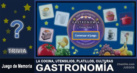 Trivia Ser millonario con Gastronomía