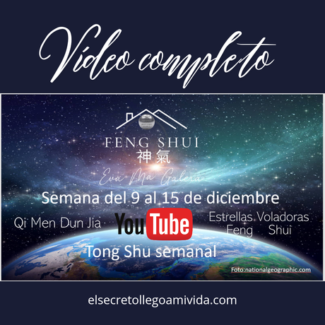 🌟 Predicción semanal Feng Shui, Qi Men y Tong Shu dem 9 al 15 de diciembre 2024
