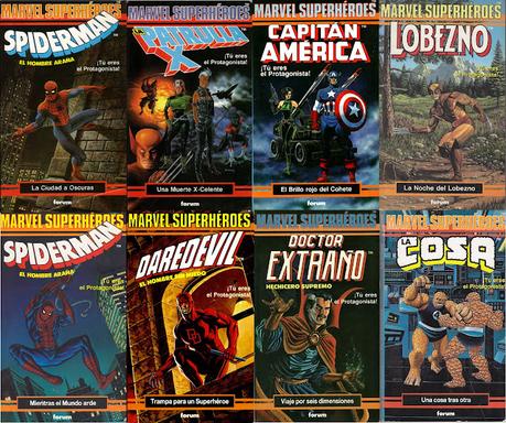 SPIDER-MAN EN LA COLECCIÓN DE LIBROJUEGOS MARVEL SUPERHÉROES DE FORUM