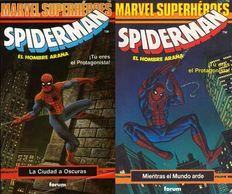 SPIDER-MAN EN LA COLECCIÓN DE LIBROJUEGOS MARVEL SUPERHÉROES DE FORUM