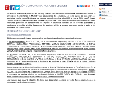 Maatg Nozzle SL presenta concurso de acreedores Maatg Nozzle SL presenta concurso de acreedores