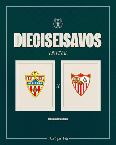 El Sevilla se medirá al Almería en la Copa del Rey