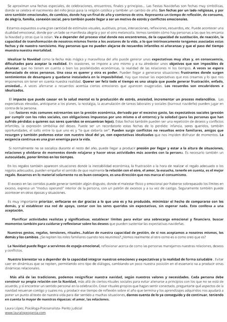 SALUD MENTAL EN NAVIDAD: NUESTRO ESPEJO EMOCIONAL.
