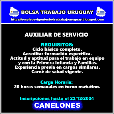 AUXILIAR DE SERVICIO