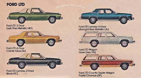 Ford LTD y su gama de modelos para el año 1979