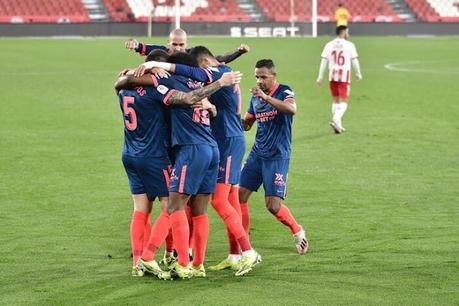 El Sevilla eliminó al Almería en el único precedente histórico en la Copa