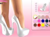 Sims Shoes: Patent platform pumps with stiletto heels