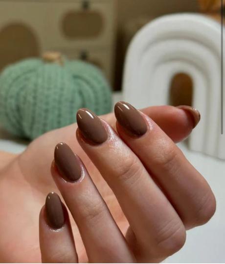 Pantone mocha mousse 2025 uñas nail Polish Uñas colores de esmaltes tendencia 2025 rojo negro semi permanentes nail art diseños