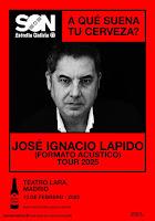 Concierto de José Ignacio Lapido en el Teatro Lara de Madrid