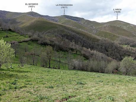 La Reboḷḷada-Cuarmichán-La Sierra la Serrantina-L´Escureo-El Tornu