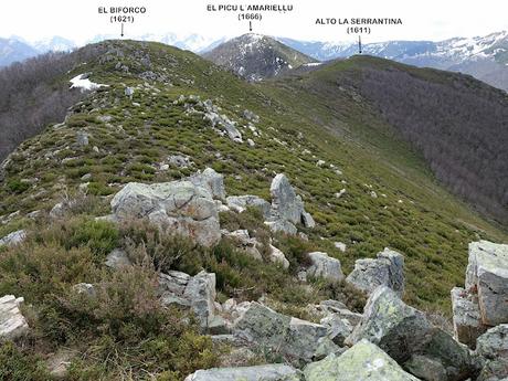 La Reboḷḷada-Cuarmichán-La Sierra la Serrantina-L´Escureo-El Tornu