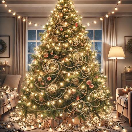 GROK, DALL-E y mis luces navideñas. GROK, DALL-E y mis luces navideñas.