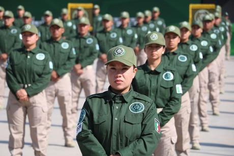 Nuevos integrantes de la Guardia Civil Estatal (GCE) en San Luis Potosí inician su carrera al servicio de la ciudadanía