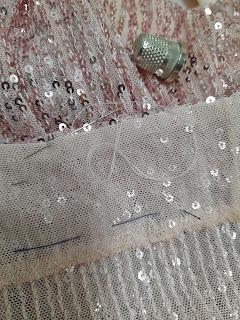 DE ENCAJE VERDE💚Y🩷DE LENTEJUELAS ROSA