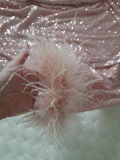 DE ENCAJE VERDE💚Y🩷DE LENTEJUELAS ROSA