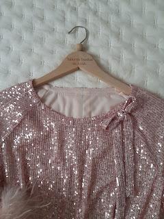 DE ENCAJE VERDE💚Y🩷DE LENTEJUELAS ROSA