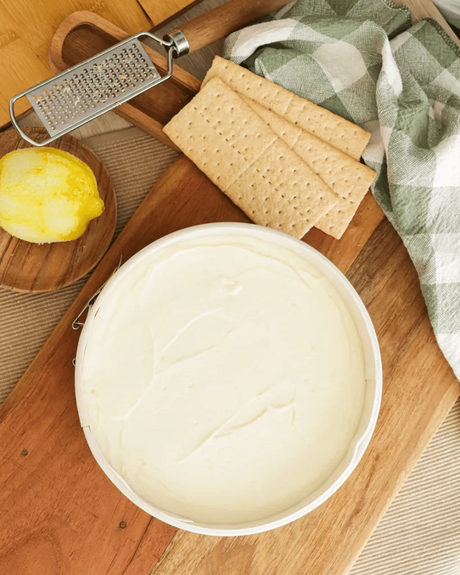 cheesecake listo para refrigerar