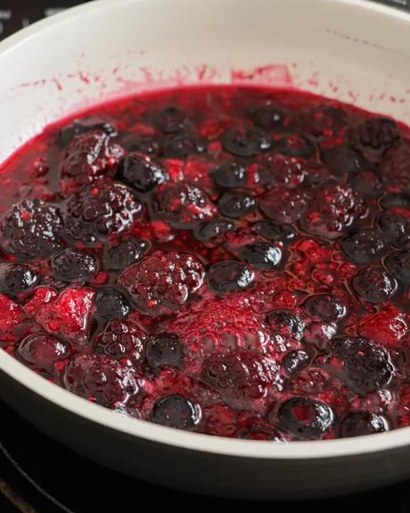 salsa de frutos rojos