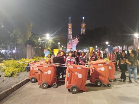 Gobierno de la Capital concluye con éxito el operativo de limpieza por el Día de la Virgen en la Calzada de Guadalupe