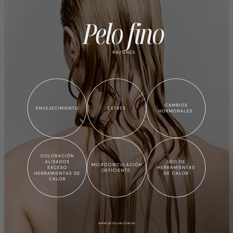 Pelo fino causas razones hombre mujer quebradizo débil grueso seco enfermedad por que se