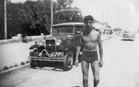 El Ranquita de vacaciones en Mar de Ajó en 1964