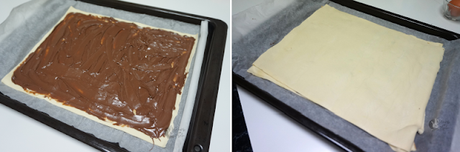 Árbol de Navidad de hojaldre y chocolate Árbol de Navidad de hojaldre y chocolate