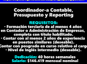 Coordinador-a Contable, Presupuesto Reporting