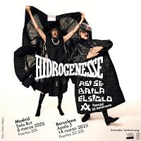 Hidrogenesse anuncian concierto en Madrid y en Barcelona en marzo del 2025