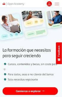 Santander Open Academy ofrece becas de 2000 euros a los estudiantes universitarios afectados por la DANA