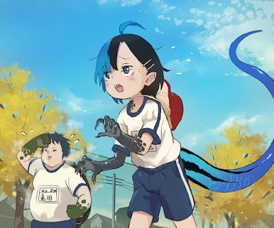 Los escenarios postapocalípticos con criaturas mesozoicas de Ari Hinoko