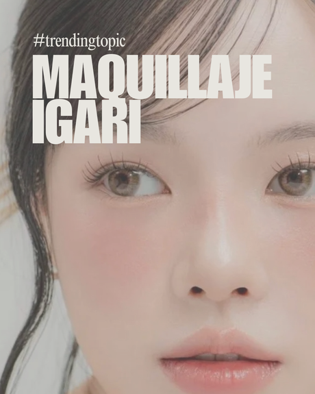 Igari Makeup maquillaje tiktok Pinterest Tutorial paso a paso look japonés  Asian look Japan kbeauty look