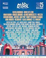Confirmaciones del Mad Cool 2025 en el mes de julio de Madrid