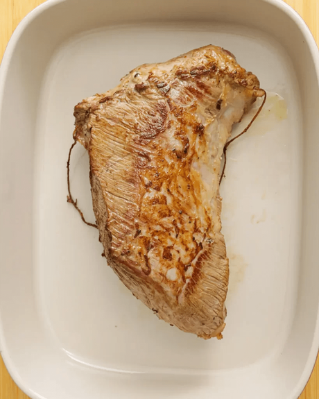 carne antes de hornear