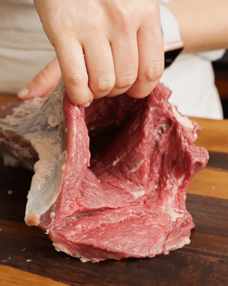 carne hueca para rellenar