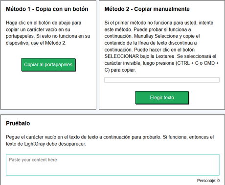 Las 3 mejores herramientas de caracteres invisibles para enviar mensajes en blanco en Instagram