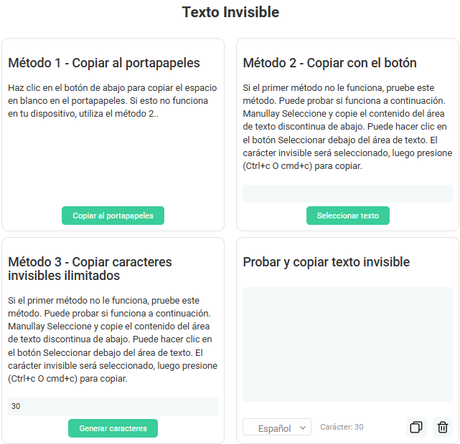 Las 3 mejores herramientas de caracteres invisibles para enviar mensajes en blanco en Instagram