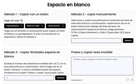 Las 3 mejores herramientas de caracteres invisibles para enviar mensajes en blanco en Instagram
