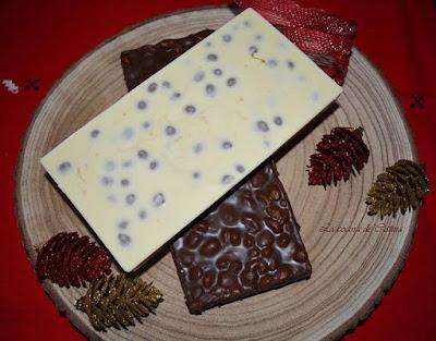 Turrones con quicos y cacahuetes