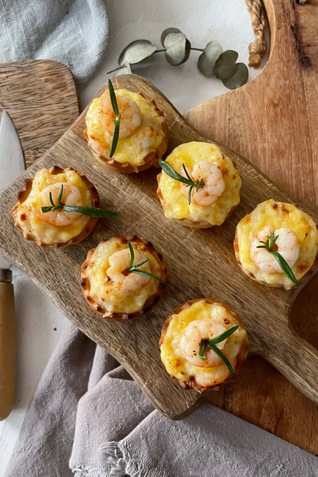 tartaletas-de-gambas-merluza-y-bechamel