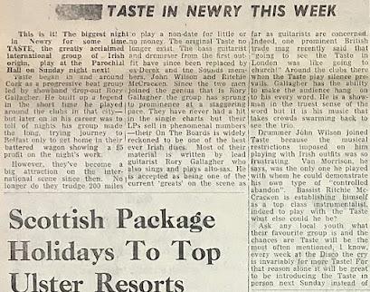 TASTE IN NEWRY THIS WEEK,