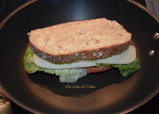 BTL grilled cheese sandwich