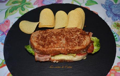 BTL grilled cheese sandwich