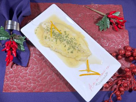 Merluza en salsa de cítricos