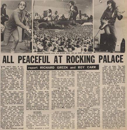 All Peaceful at Rocking Palace. 31/07/1971.