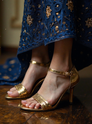 10 Colores de Zapatos que Combinan Perfectamente con un Vestido Azul 10 Colores de Zapatos que Combinan Perfectamente con un Vestido Azul